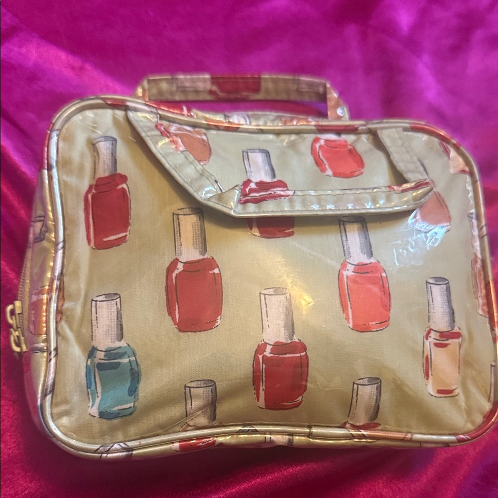 Patterned Cosmetic Bag